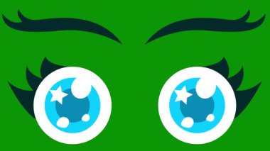 yeşil ve mavi gözler yeşil arkaplan