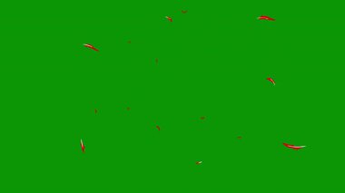 soyut yeşil arkaplan, hareket bulanıklığı