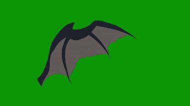 Yarasa simgesi. Vektör çizim