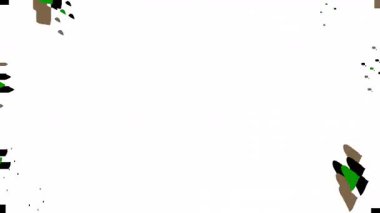 Açık yeşil, dairesel çokgen üçgenli kırmızı vektör dokusu. Renkli üçgenli modern soyut illüstrasyon. Terfileriniz için akıllı tasarım