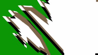 Beyaz arkaplanda yeşil ağaç dalları