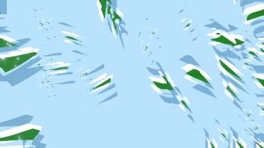 Renkli soyut çizim ve gradyan. Yepyeni tasarım