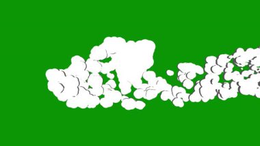 Yeşil boya fırça darbeleri