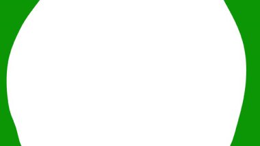 Mesaj alanı olan yeşil arka plan