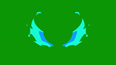 Zodyak işaretinin yeşil rengi.