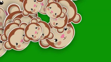 Beyaz arkaplanlı Noel kurabiyelerinin arka planı.