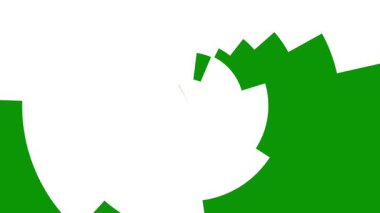 yeşil arkaplanda yumuşak çizgiler var.