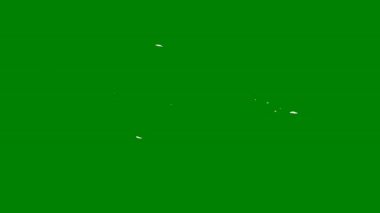 Göl togsk haritası, yeşil arkaplanda izole edilmiş.