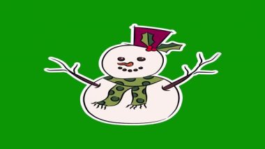 Karikatür, kardan adam.