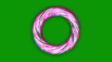 Siyah arka planda renkli neon bir numara. 3d oluşturma