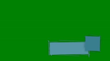 Soyut yeşil afiş arka plan