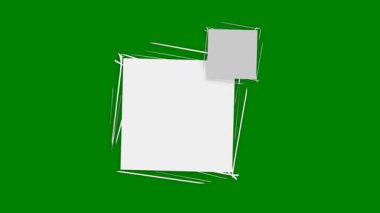 Beyaz arkaplanlı beyaz kağıt kesiği