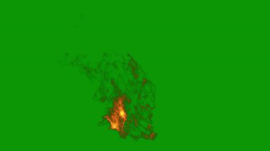 Yeşil arkaplanda yeşil yapraklar