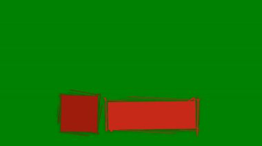 Yeşil arkaplanda Benin bayrağı