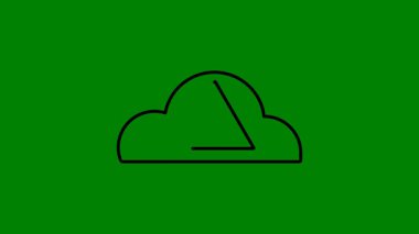 Basit web simgesi. Vektör çizim