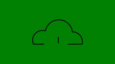 Ağaç simgesinin vektör illüstrasyonu