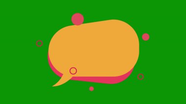 Balkabağının basit düz renk çizimi