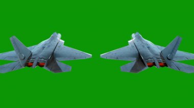 Yeşil arkaplanda 3D görüntüleme yeşil düzlemi