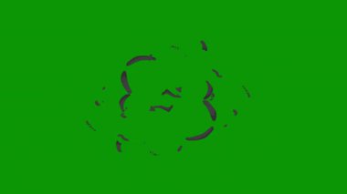 yeşil yapraklar, soyut vektör arkaplanı.