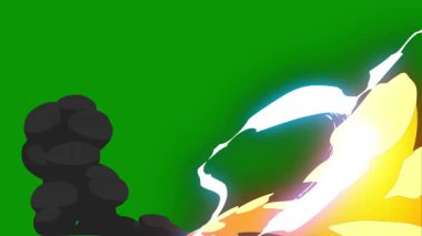 Açık Yeşil çizgili vektör arkaplanı.