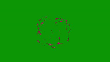 Kalp şekli düz ikon, aşk, sevgililer günü konsepti