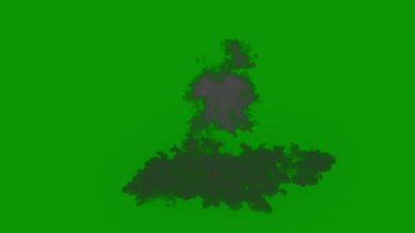 fantezi kaotik renkli fraktal desen. Soyut fraktal şekiller. 3d resimleme arkaplanı veya duvar kağıdı oluşturuluyor.