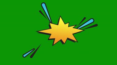 Yeşil yıldız ikonu. Vektör. 10 vektör çizimi.