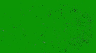 Yıldızlı soyut yeşil arkaplan