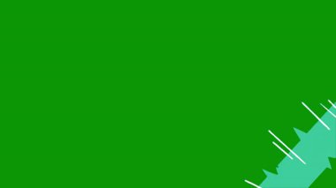 yeşil ve kırmızı soyut çizgiler