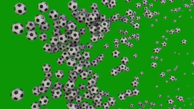 Beyaz bir arka planda noel topları. 3d oluşturma