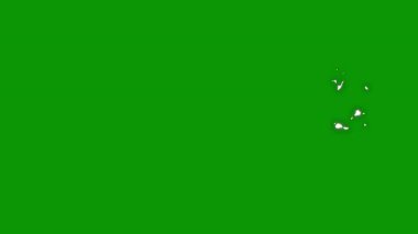 yeşil arka plan ve yumuşak gölgeler.