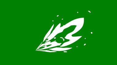 Yeşil fırça dokusu. vektör el çizimi resimleme.