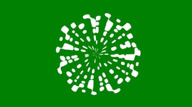 Yeşil yıldızlı arka plan. Vektör illüstrasyonu 10