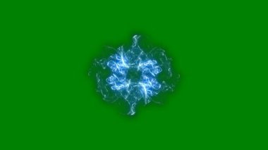 Siyah arkaplanda yeşil Noel ağacı