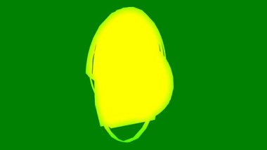 Yumuşak röfleler ve gölgelerle yeşil arkaplan