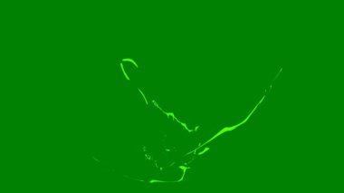 fantezi kaotik renkli fraktal desen. Soyut fraktal şekiller. 3d resimleme arkaplanı veya duvar kağıdı oluşturuluyor.