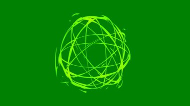 Siyah arkaplanda yeşil yaprak