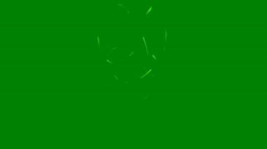 bazı renkli elementlere sahip yeşil arkaplan