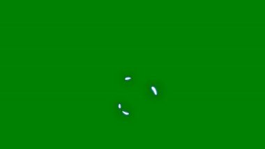 Siyah arkaplanda yeşil renkli duman.