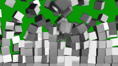 soyut yeşil arkaplan, vektör, resimleme