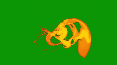 fantezi kaotik renkli fraktal desen. Soyut fraktal şekiller. 3d resimleme arkaplanı veya duvar kağıdı oluşturuluyor