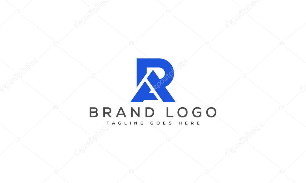 Letter RA logo design vector template design for brand.