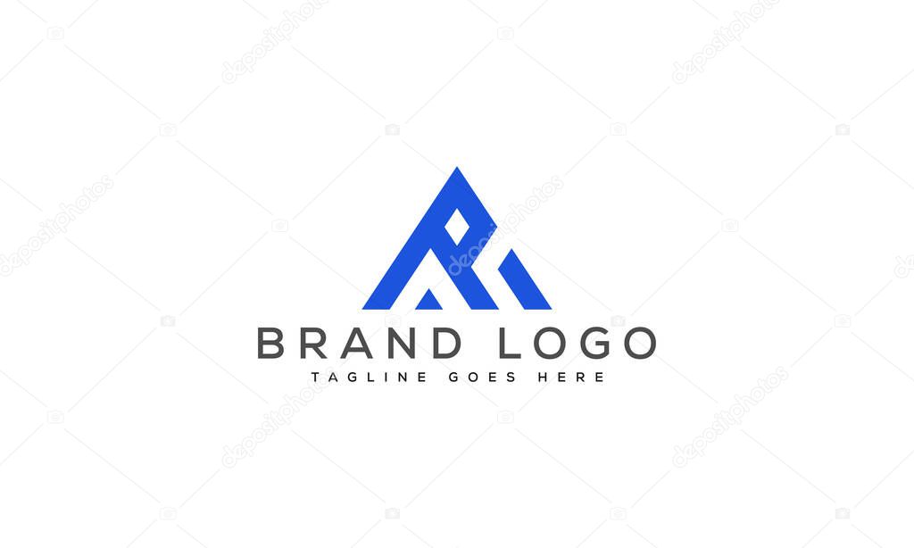 Letter RA logo design vector template design for brand.