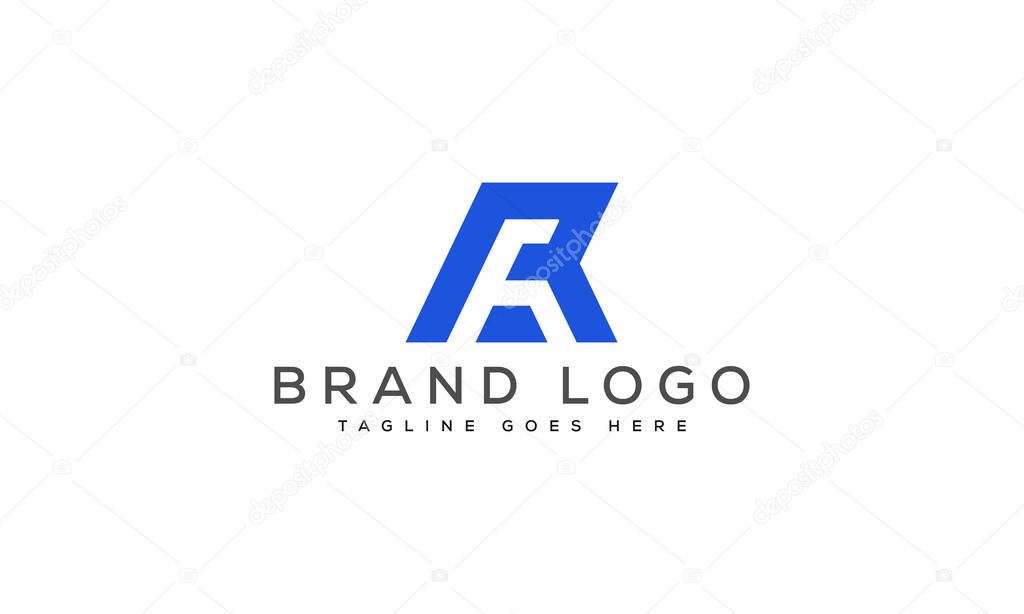 Letter RA logo design vector template design for brand.