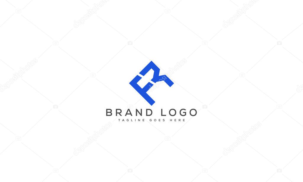 Letter FR logo design vector template design for brand.