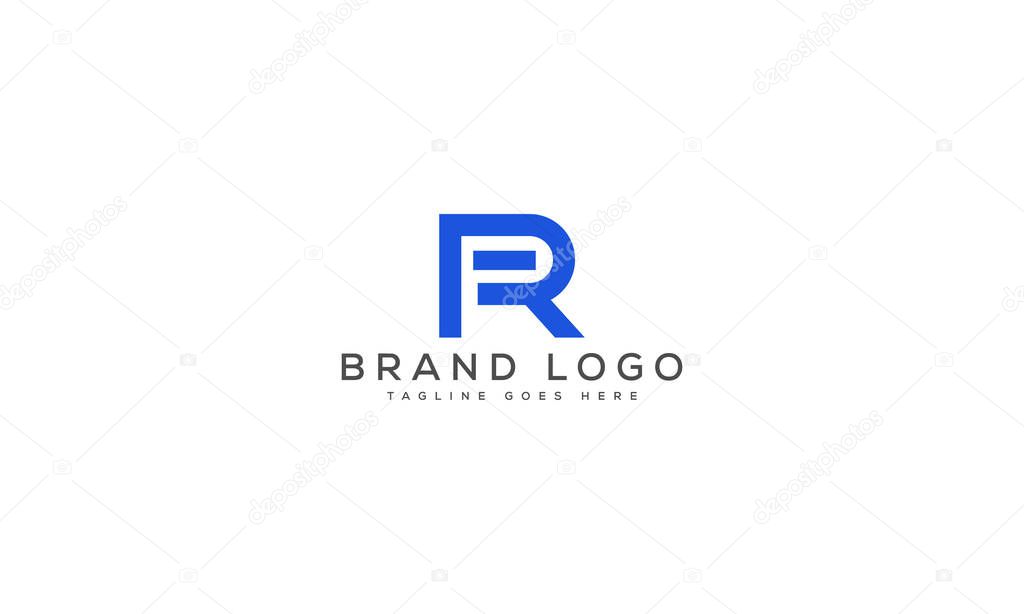 Letter FR logo design vector template design for brand.