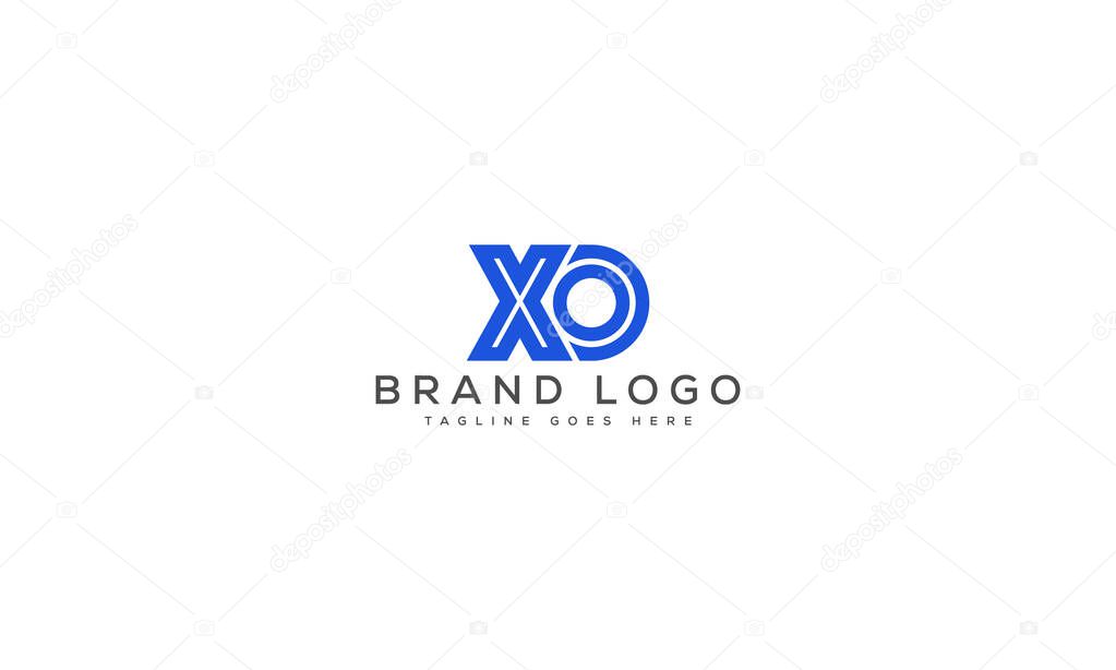 Letter XO logo design vector template design for brand.