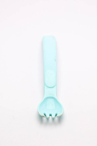 Цветные пластиковые ложки с мягкими изогнутыми ручками, подходящие для детей, пикников и ежедневного питания.