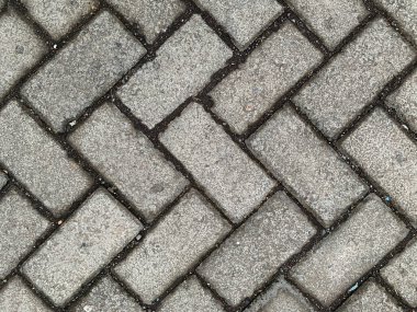 Herringbone Desenli Gri Beton Tuğla Kalıbı Tasarımı