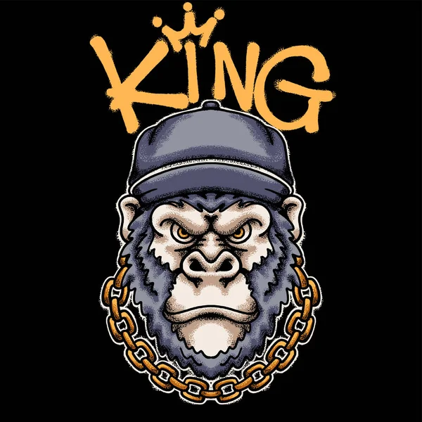 Şapkalı Goril Sokak Giyimi Sanatı